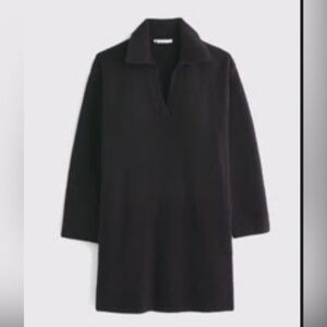 Abercrombie & Fitch woman's long sleeved collard mini sweater dress